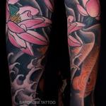 Tattoos - Lotus and Goldfish tattoo - 132625